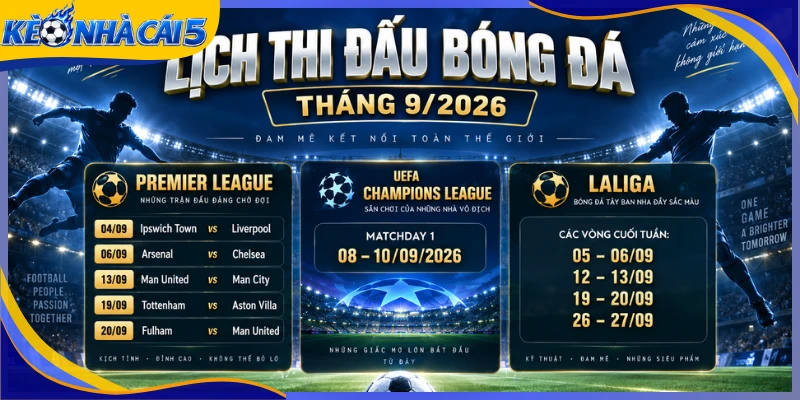 Vai trò của lịch bóng đá đối với người dùng